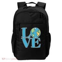 Love Earth Earth Day Simple Letter Box Backpack thumb 0