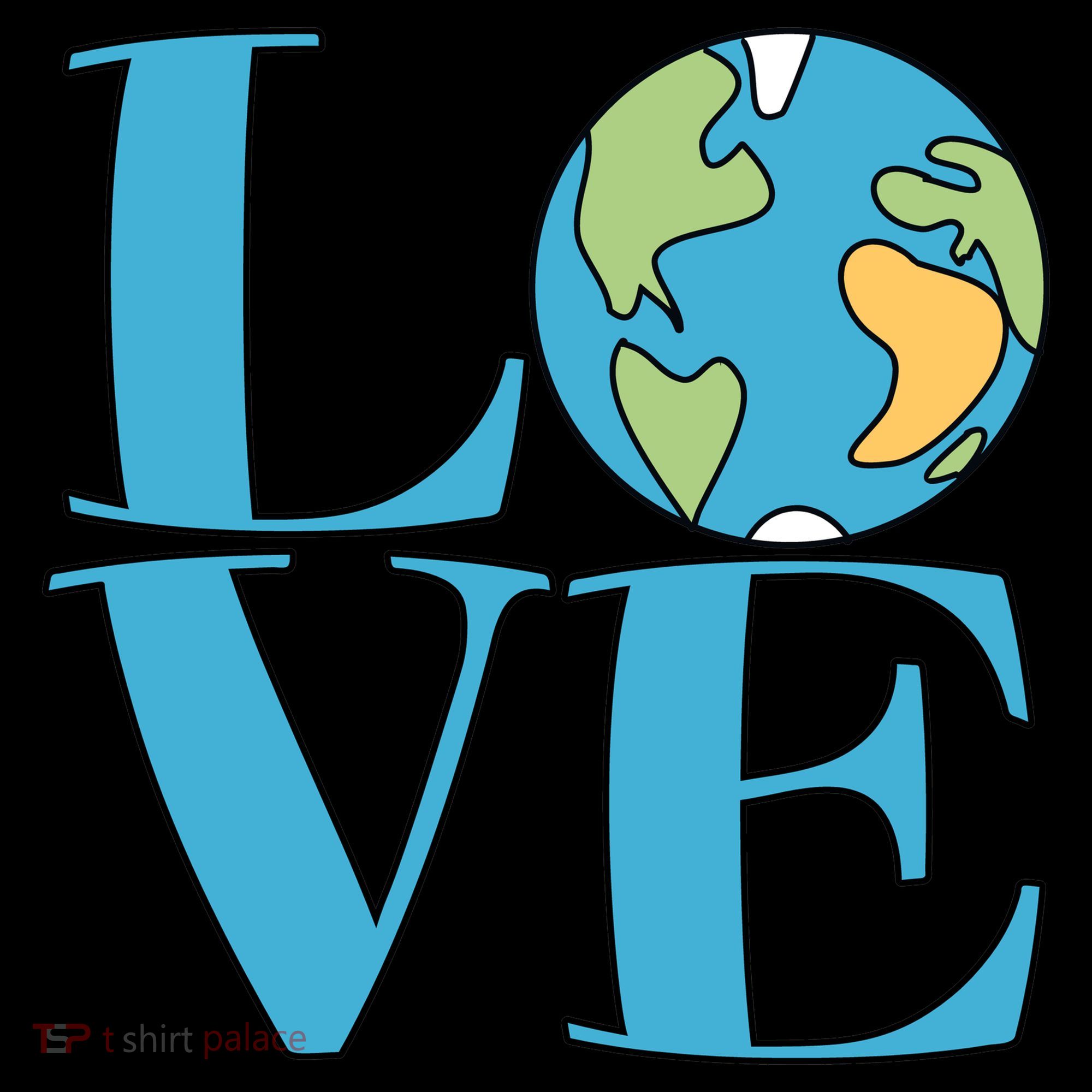 Love Earth Earth Day Simple Letter Box Coffee Mug