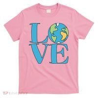Love Earth Earth Day Simple Letter Box T-Shirt thumb 0