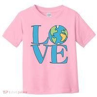 Love Earth Earth Day Simple Letter Box Toddler T-Shirt thumb 0
