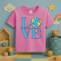 Love Earth Earth Day Simple Letter Box Toddler T-Shirt thumb 3