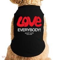 Love Everybody Except Nazis Fuck Nazis Doggie Tank thumb 0