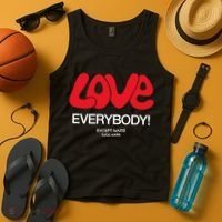 Love Everybody Except Nazis Fuck Nazis Tank Top thumb 4