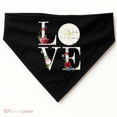 Love Eucharist First Holy Communion Christian Catholic Gift USA-Made Doggie Bandana