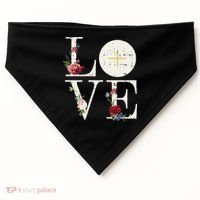 Love Eucharist First Holy Communion Christian Catholic Gift USA-Made Doggie Bandana thumb 0