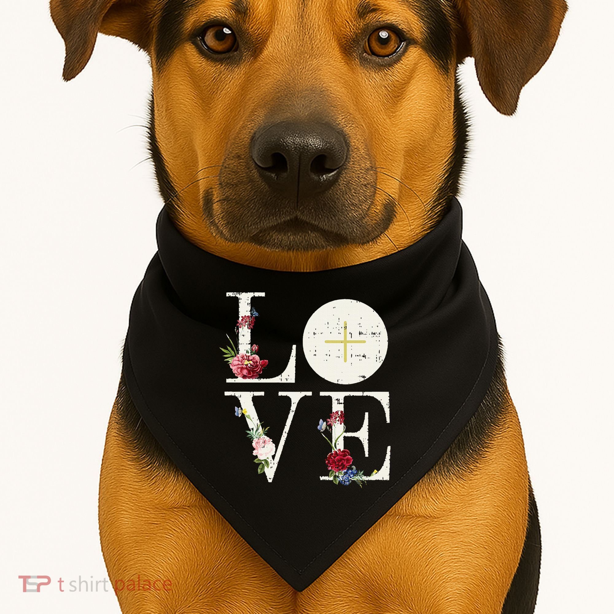 Love Eucharist First Holy Communion Christian Catholic Gift USA-Made Doggie Bandana