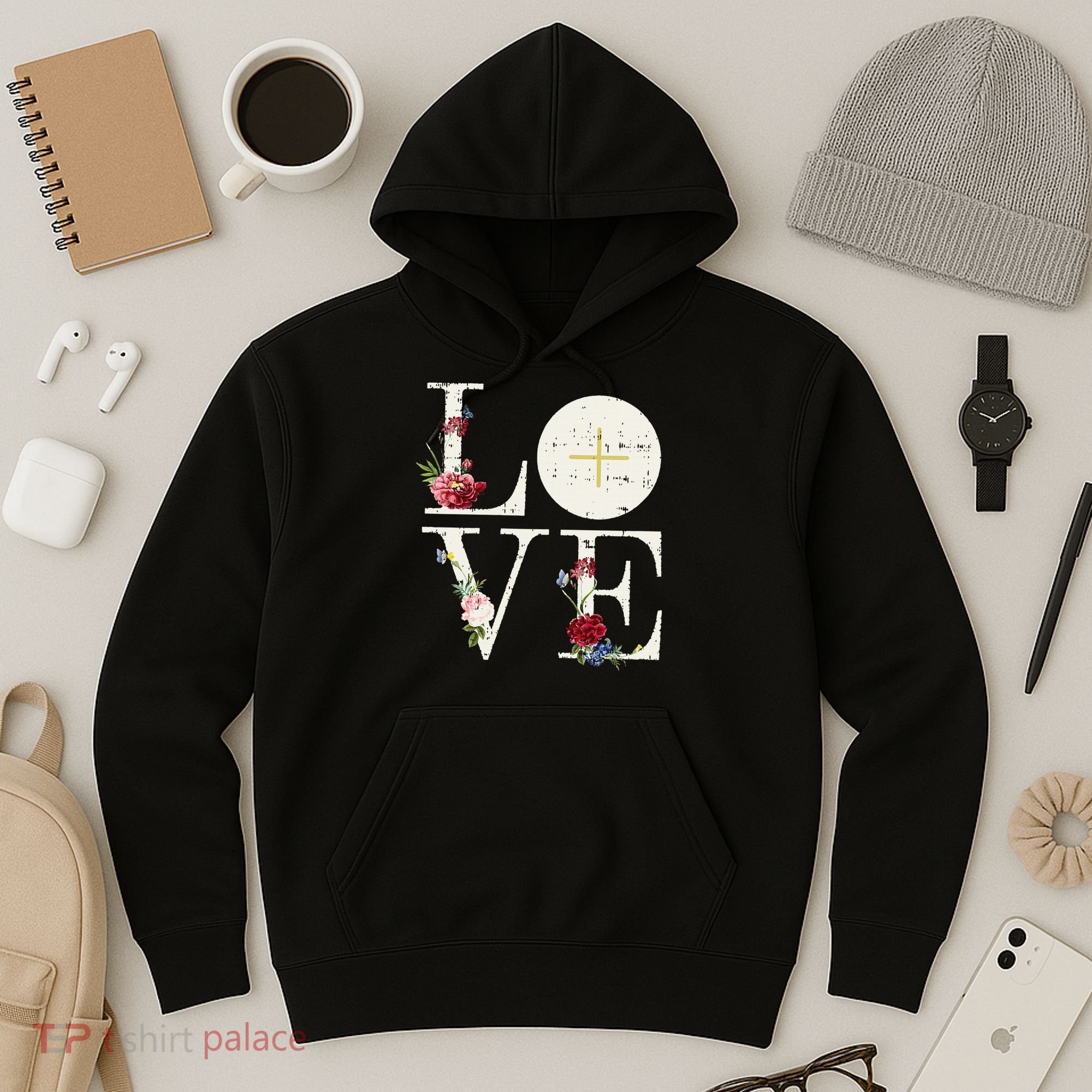 Love Eucharist First Holy Communion Christian Catholic Gift Hoodie