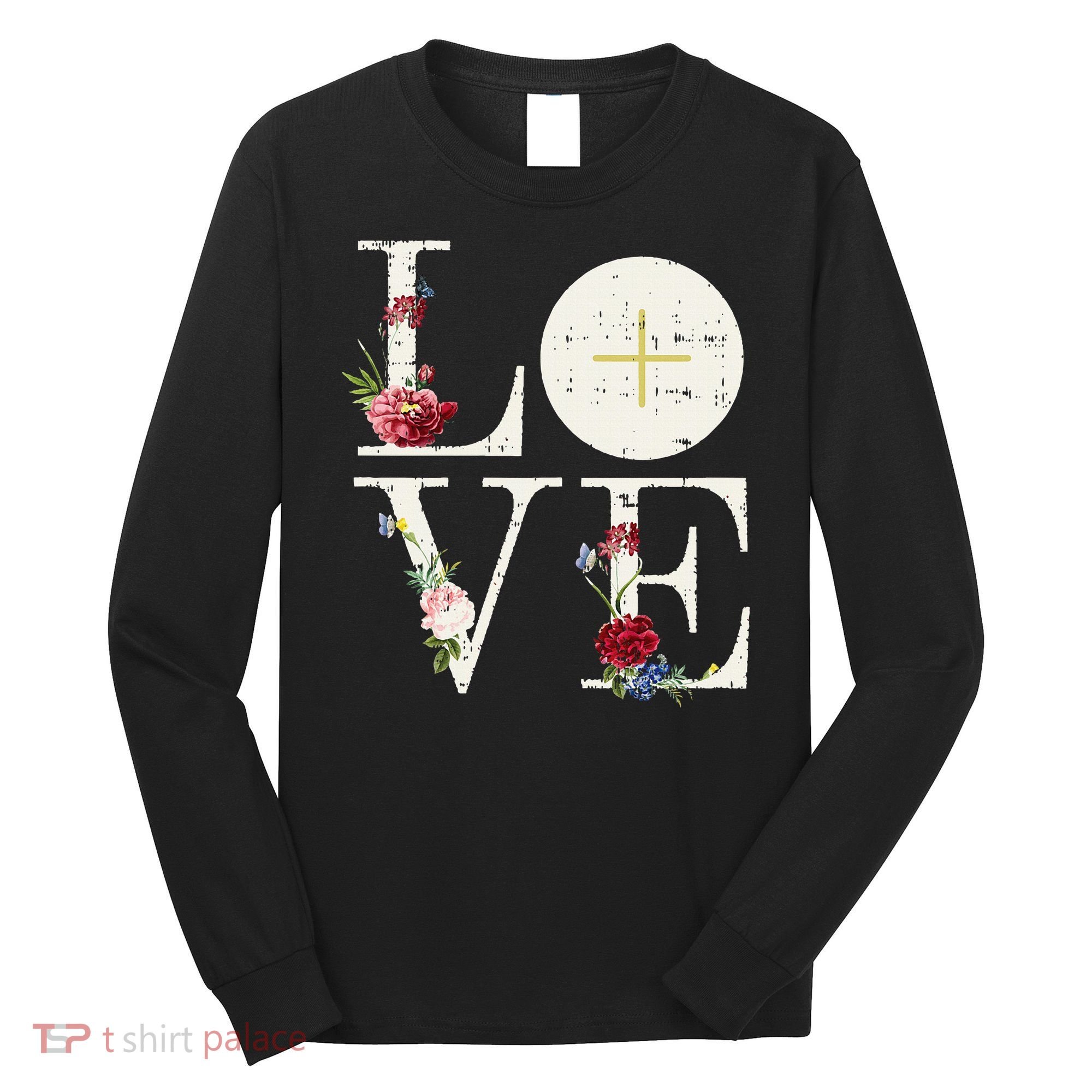 Love Eucharist First Holy Communion Christian Catholic Gift Long Sleeve Shirt