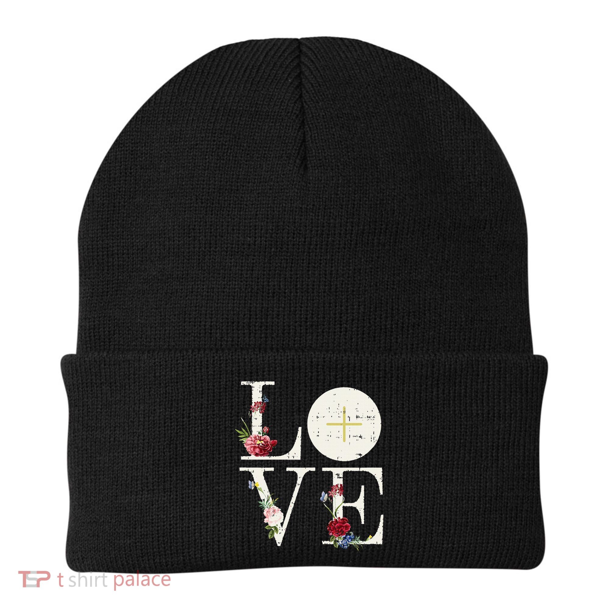 Love Eucharist First Holy Communion Christian Catholic Gift Beanie