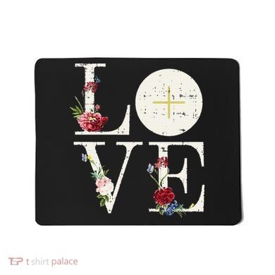 Love Eucharist First Holy Communion Christian Catholic Gift Mousepad