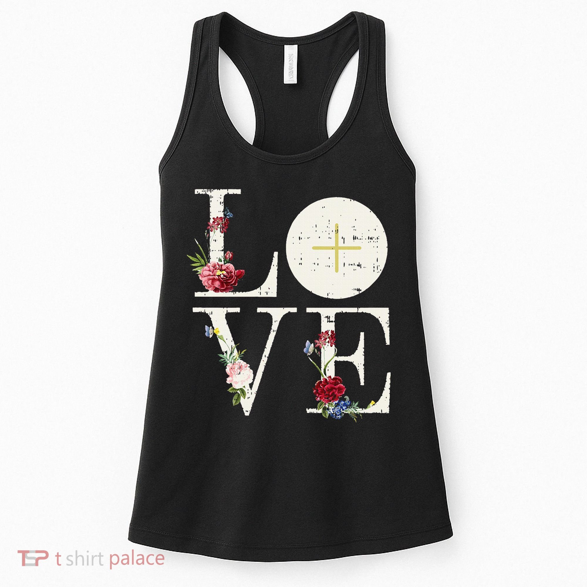 Love Eucharist First Holy Communion Christian Catholic Gift Women's Tank Top