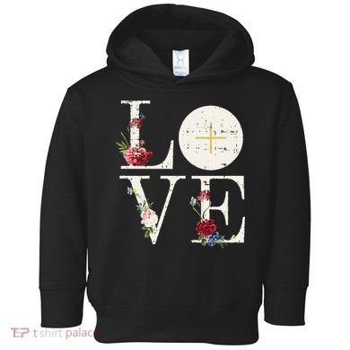 Love Eucharist First Holy Communion Christian Catholic Gift Toddler Hoodie