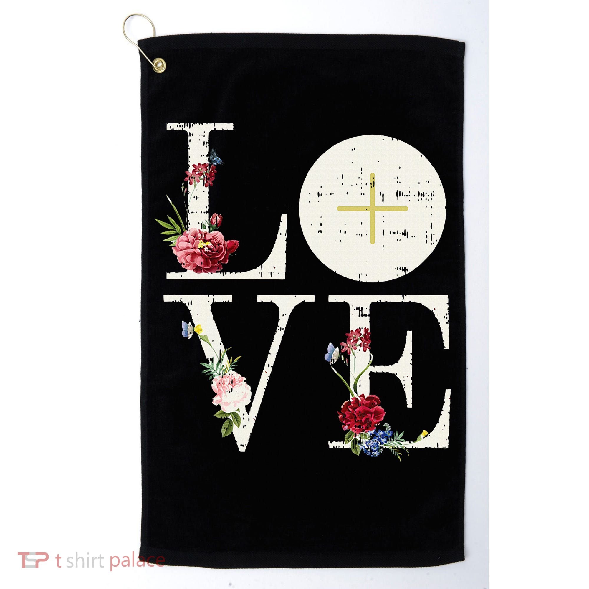 Love Eucharist First Holy Communion Christian Catholic Gift Golf Towel