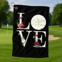 Love Eucharist First Holy Communion Christian Catholic Gift Golf Towel thumb 1