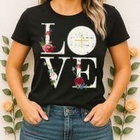 Love Eucharist First Holy Communion Christian Catholic Gift Women's T-Shirt thumb 2