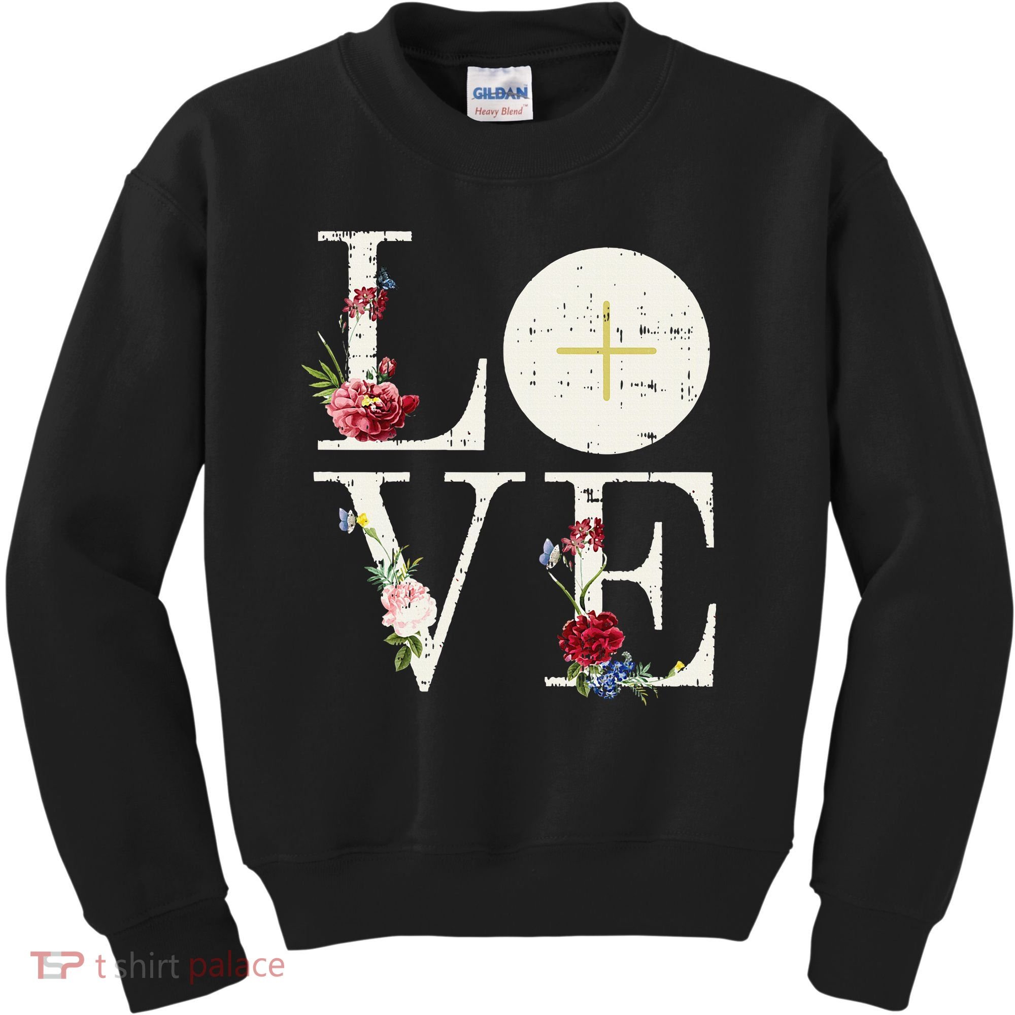 Love Eucharist First Holy Communion Christian Catholic Gift Kids Sweatshirt