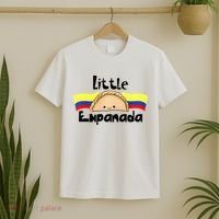 Little Empanada Funny Colombian Baby Shower Colombia Food T-Shirt thumb 2