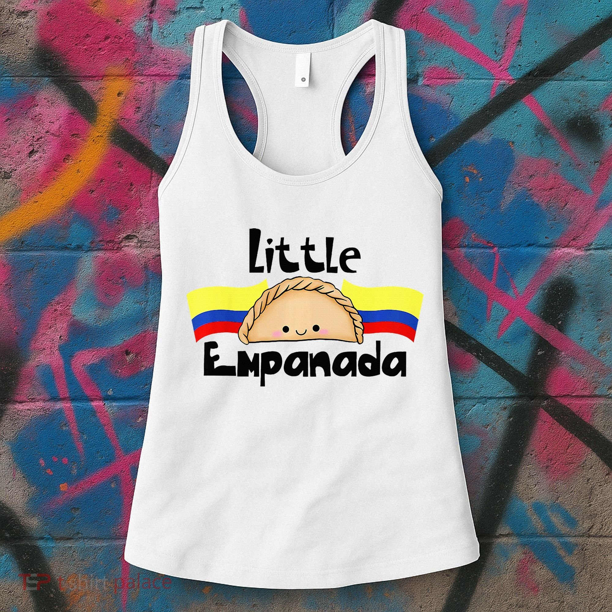 Little Empanada Funny Colombian Baby Shower Colombia Food Women's Tank Top