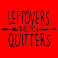 Leftovers Are Fore Quitters Santa Hat thumb 1