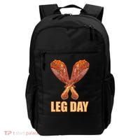 Leg Day Funny Thanksgiving Turkey Backpack thumb 0
