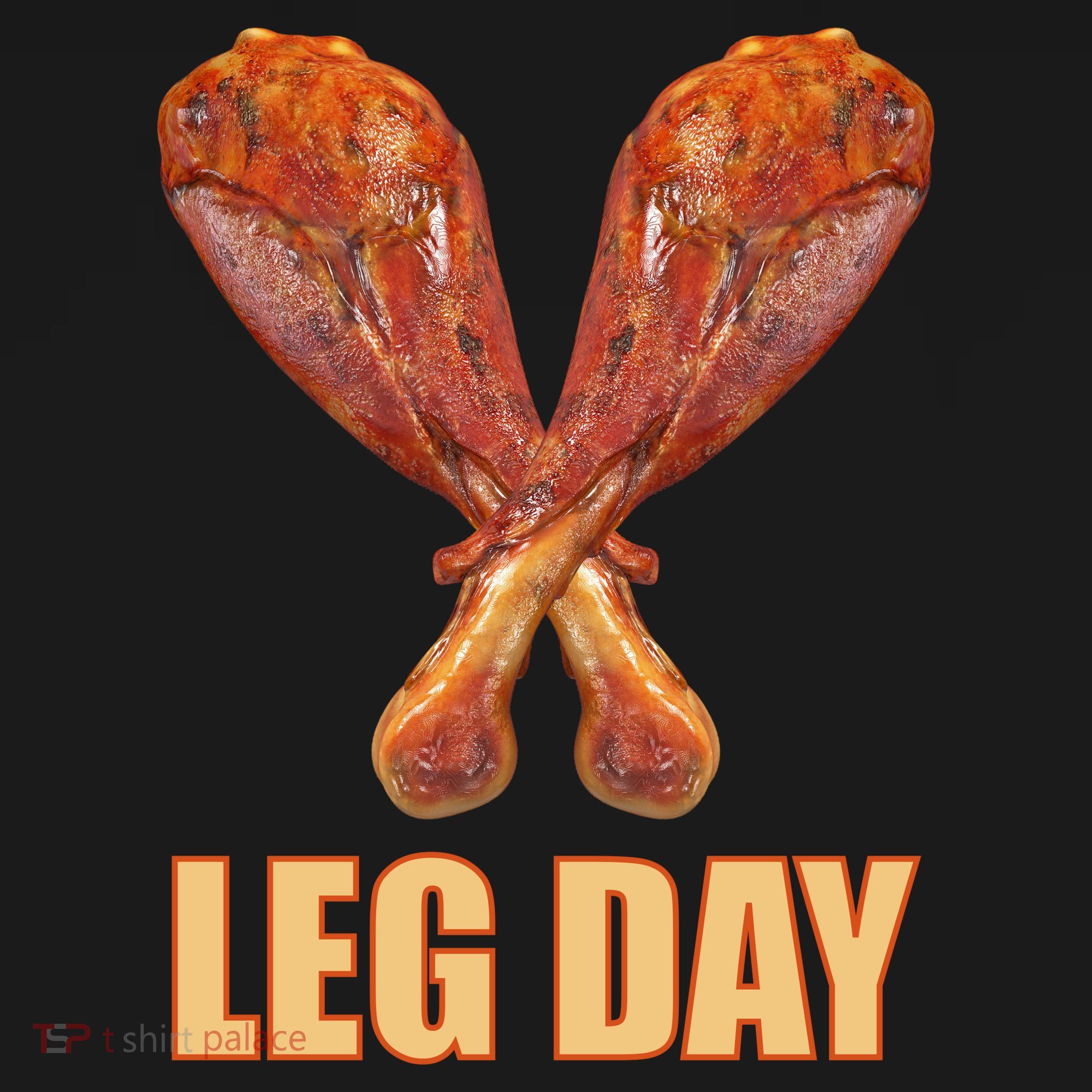 Leg Day Funny Thanksgiving Turkey Polo