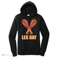Leg Day Funny Thanksgiving Turkey Women's Hoodie thumb 0