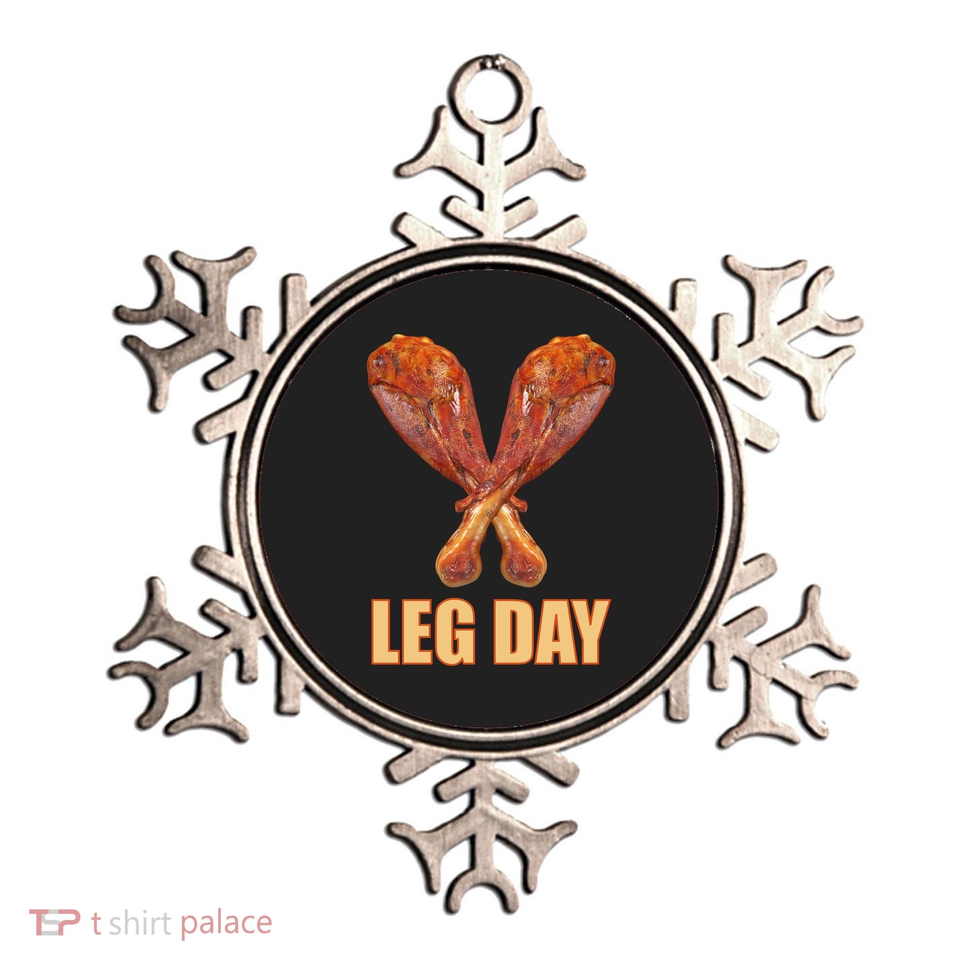Leg Day Funny Thanksgiving Turkey Ornament