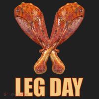 Leg Day Funny Thanksgiving Turkey Hat thumb 2