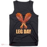 Leg Day Funny Thanksgiving Turkey Tank Top thumb 0