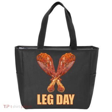 Leg Day Funny Thanksgiving Turkey Tote Bag
