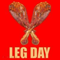 Leg Day Funny Thanksgiving Turkey Santa Hat thumb 1