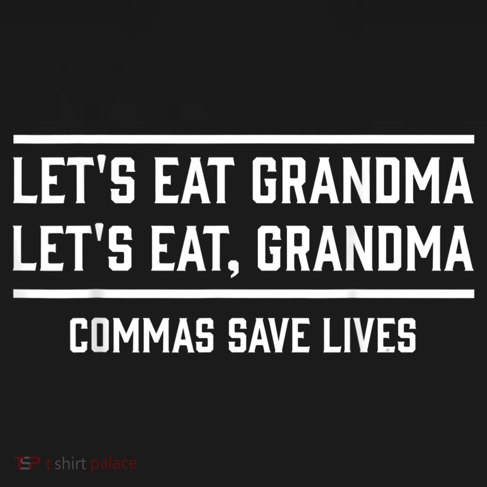 Let's Eat Grandma Commas Save Lives Funny  Coaster