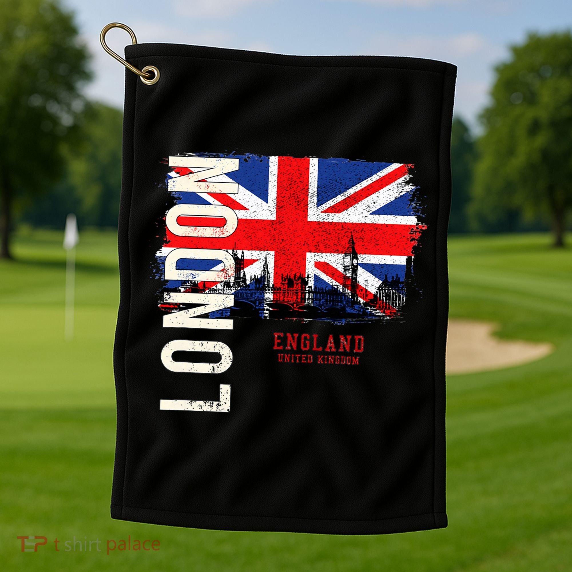 London England Great Britain Europe Golf Towel