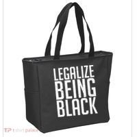 Legalize Being Black BLM Black Lives Matter Tote Bag thumb 2