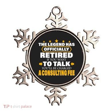 Legend Has Retired Be Charged A Consulting Fee Ornament