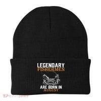 Legendary Fisherman Are Born In August Beanie thumb 0