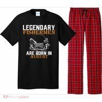 Legendary Fisherman Are Born In August Pajama Set thumb 0