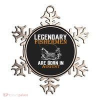 Legendary Fisherman Are Born In August Ornament thumb 0