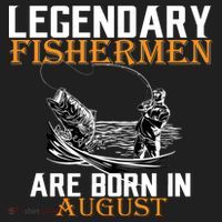 Legendary Fisherman Are Born In August Hat thumb 2