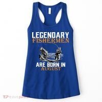 Legendary Fisherman Are Born In August Women's Tank Top thumb 0