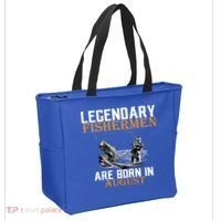 Legendary Fisherman Are Born In August Tote Bag thumb 2