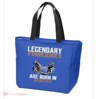 Legendary Fisherman Are Born In August Tote Bag thumb 3