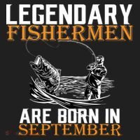 Legendary Fisherman Are Born In September  Women's Sweatshirt thumb 2