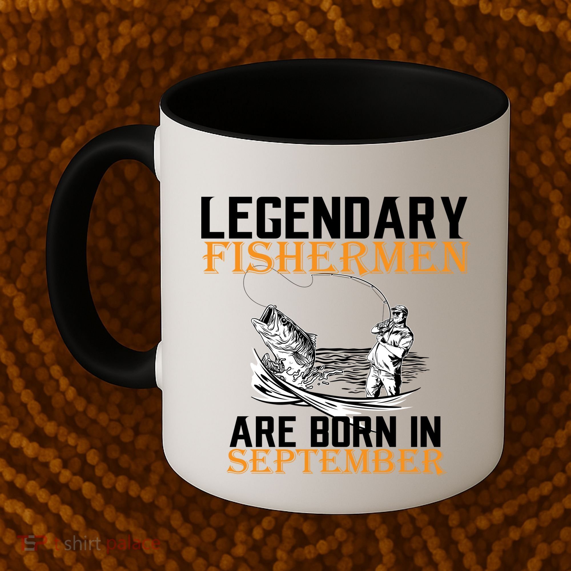 Legendary Fisherman Are Born In September  Coffee Mug