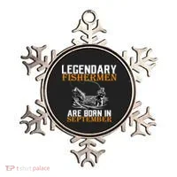 Legendary Fisherman Are Born In September  Ornament thumb 0
