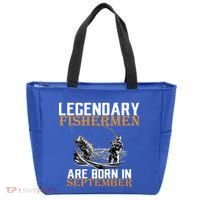 Legendary Fisherman Are Born In September  Tote Bag thumb 0