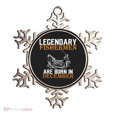 Legendary Fishermen Are Born In December Ornament
