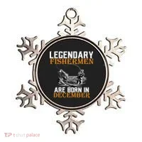 Legendary Fishermen Are Born In December Ornament thumb 0