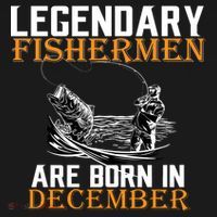 Legendary Fishermen Are Born In December Ornament thumb 1