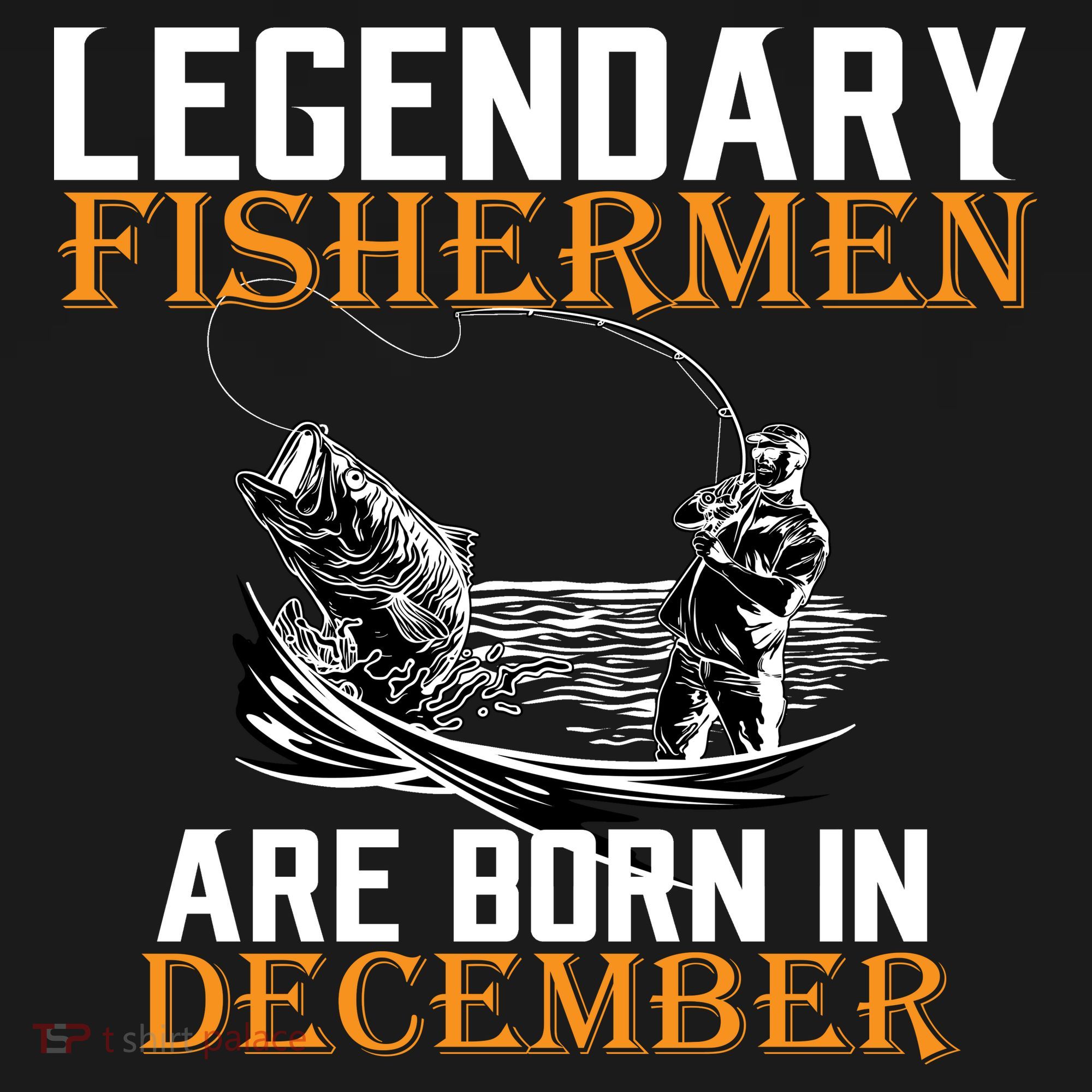 Legendary Fishermen Are Born In December Ornament